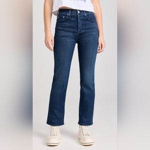 MOTHER | The Tripper Ankle Straight Leg Jeans Mint Condition Dark Wash 28